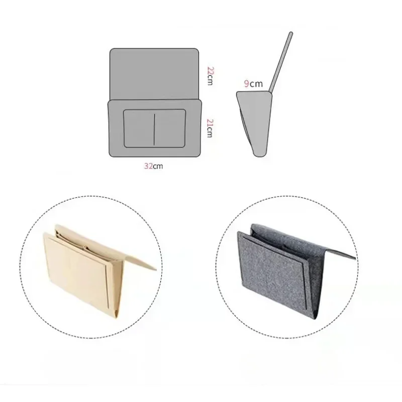 Felt Bedside Caddy thumbnail 3