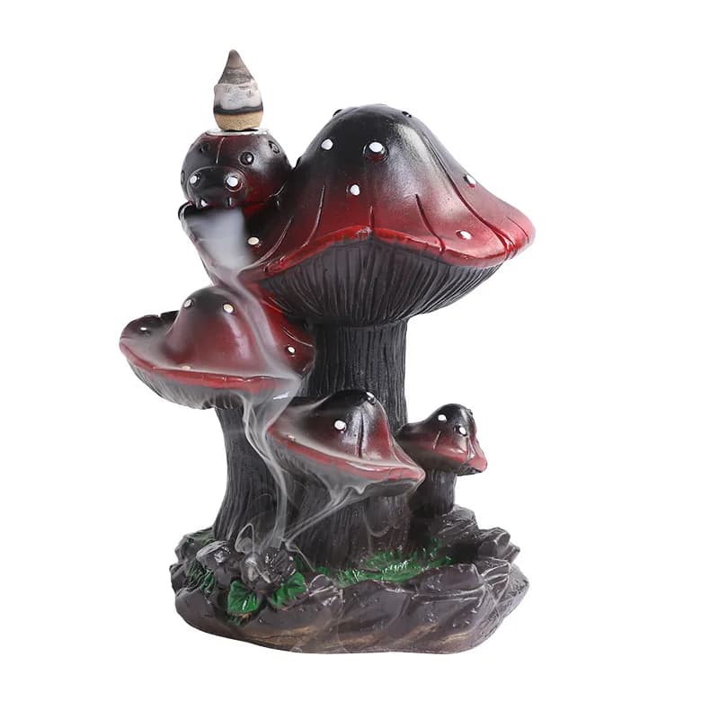 Mushroom Backflow Incense Burner — photo 1